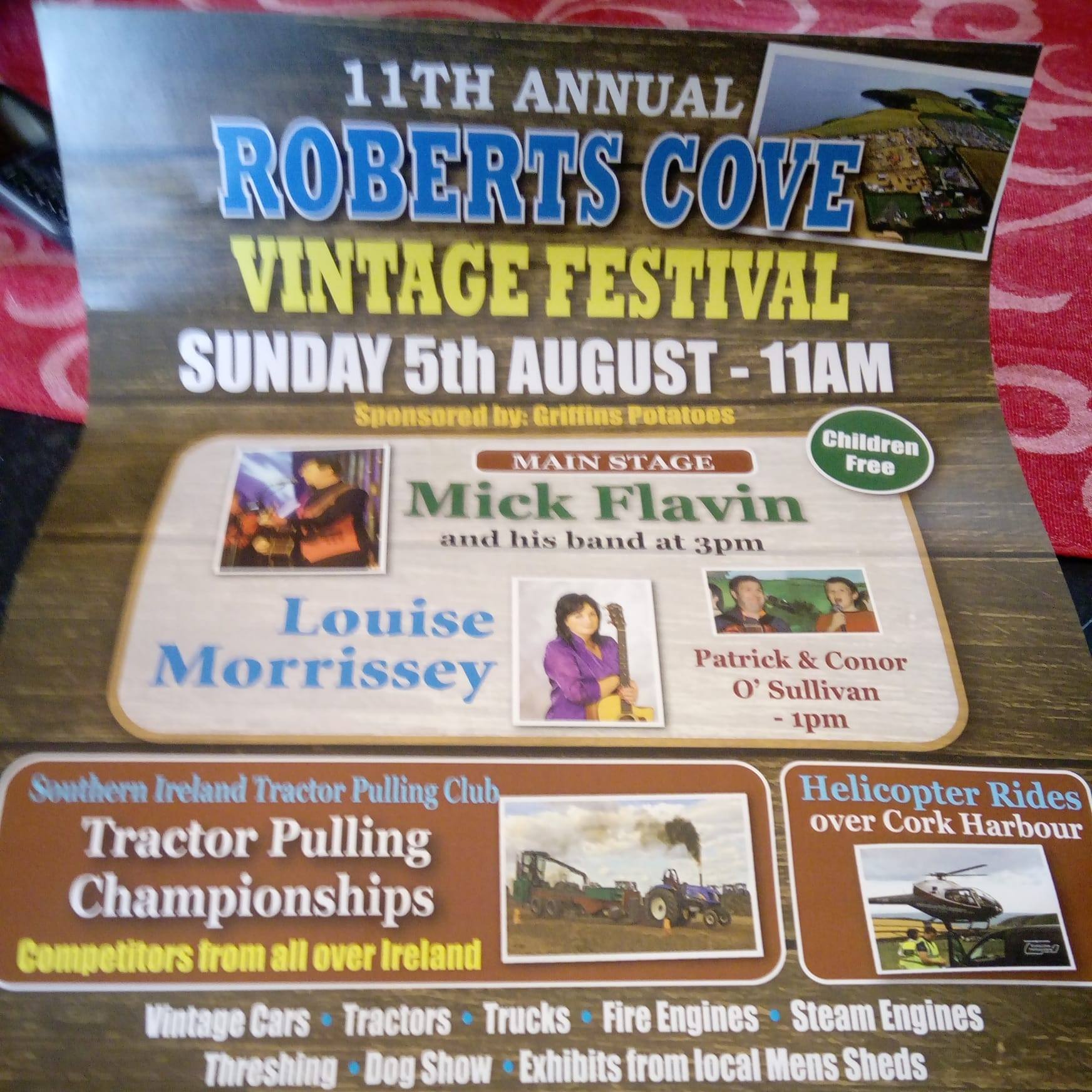 Poster for 2018 Roberts Cove Vintage Festival